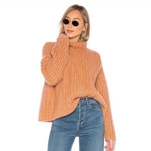 Free People Fluffy Fox Oversized BOHO Sweater Size LARGE